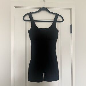 Black Workout Romper